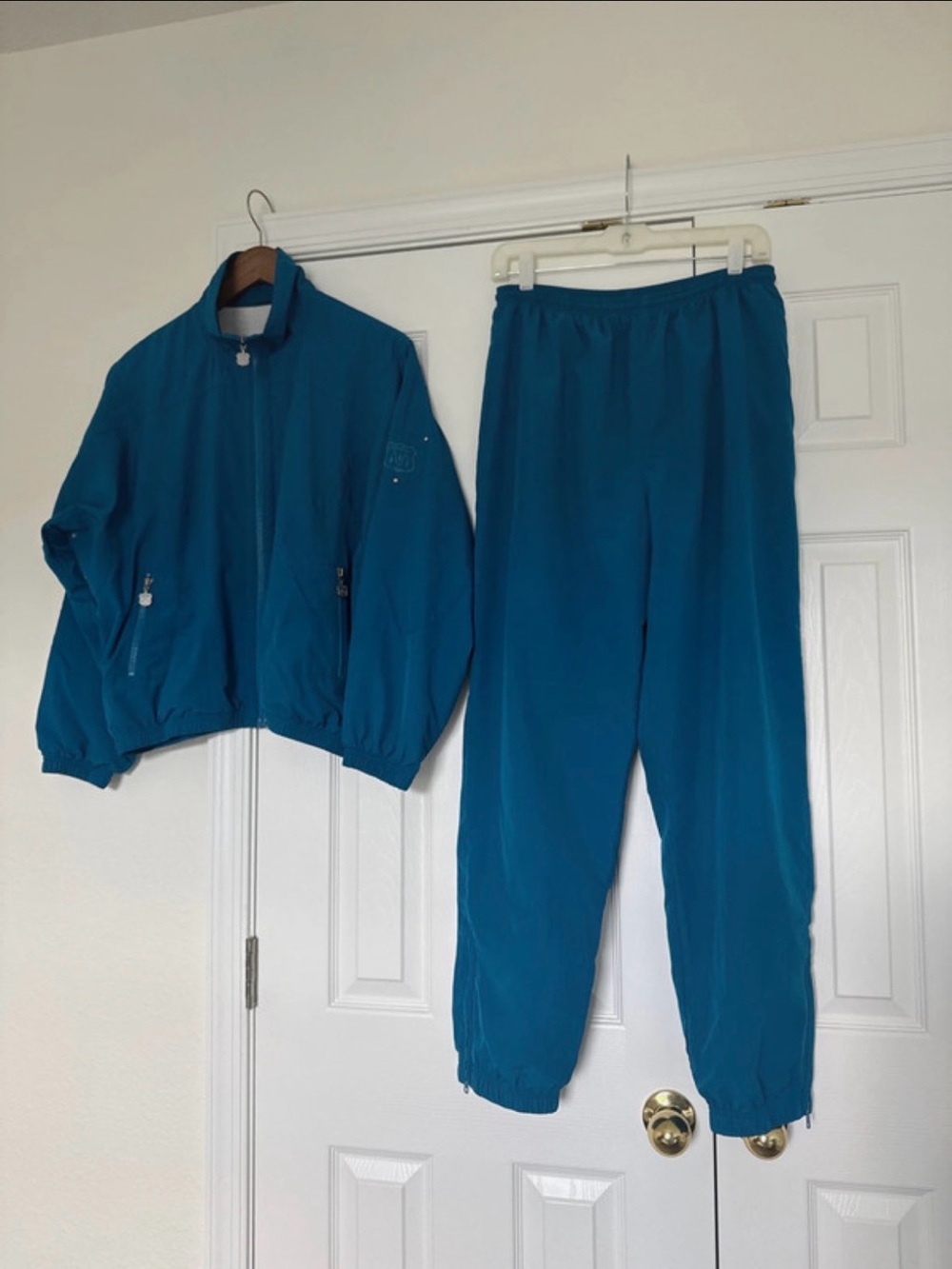 Vintage 90’s Kaelin Teal Blue Track Suit